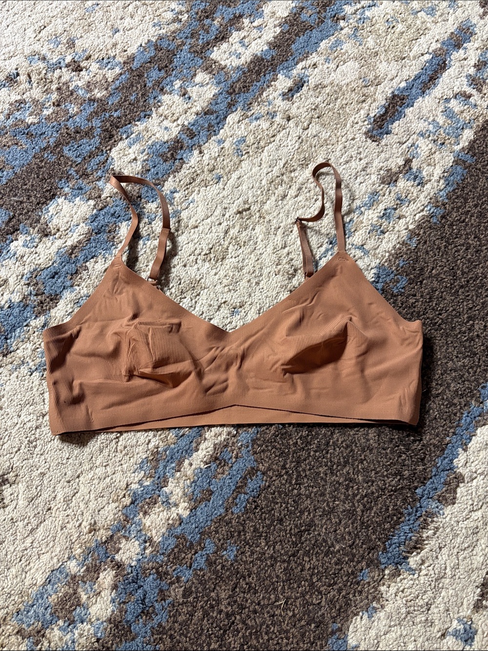 aerie Seamless Wireless Bralette - Brown